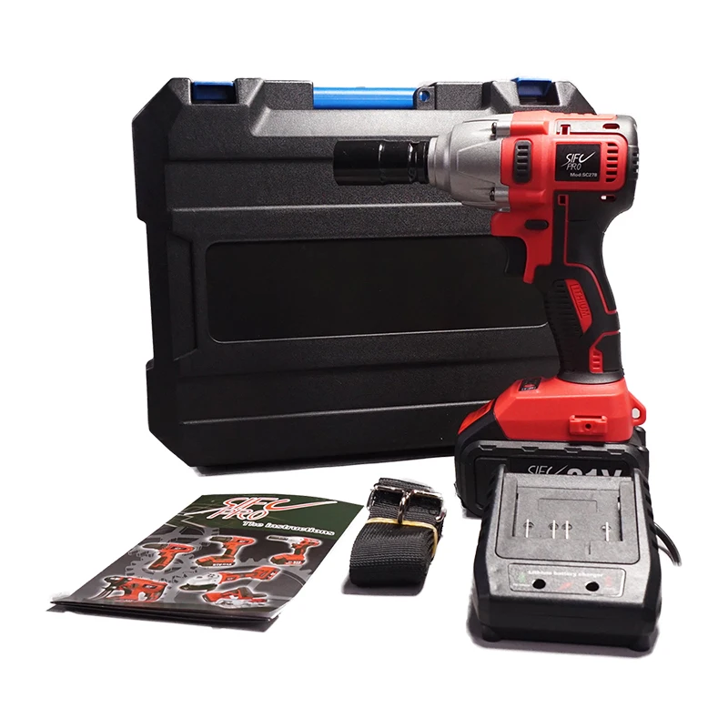 

impact wrench SC278 cordless rechargeable wrench with 4.0 battery and charger