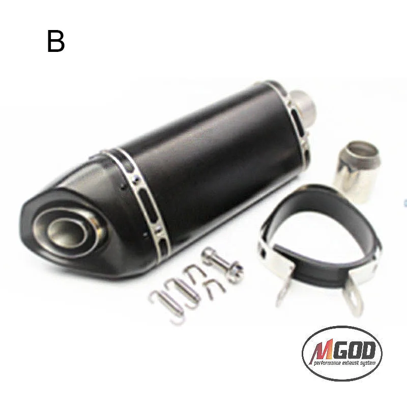 51 мм Akrapovic выхлопная труба мотоцикла Escape Moto sc проект для Scorpio CBR250 CB600 MT07 ATV Dirt Pit Bike R6 xt660 trk502 R6