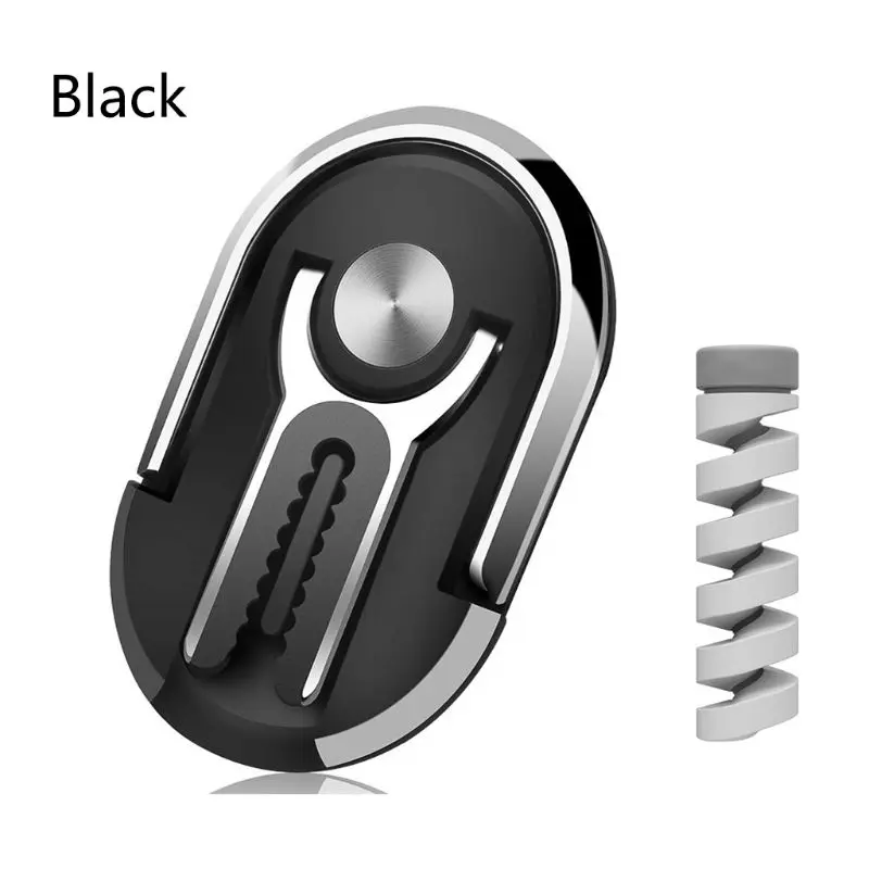 

Mobile Phone Ring Buckle Holder 360° Rotary Phone GPS Mount Data Line Protector