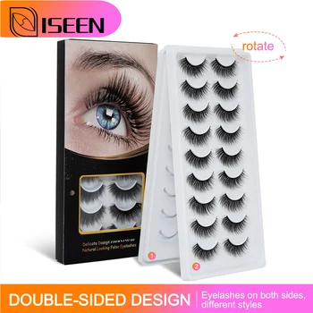 

5/18 Pairs 3D Mink Eyelashes Fluffy Wispy Thick False Lashes Handmade lashes Soft Eye Makeup Extension Tools