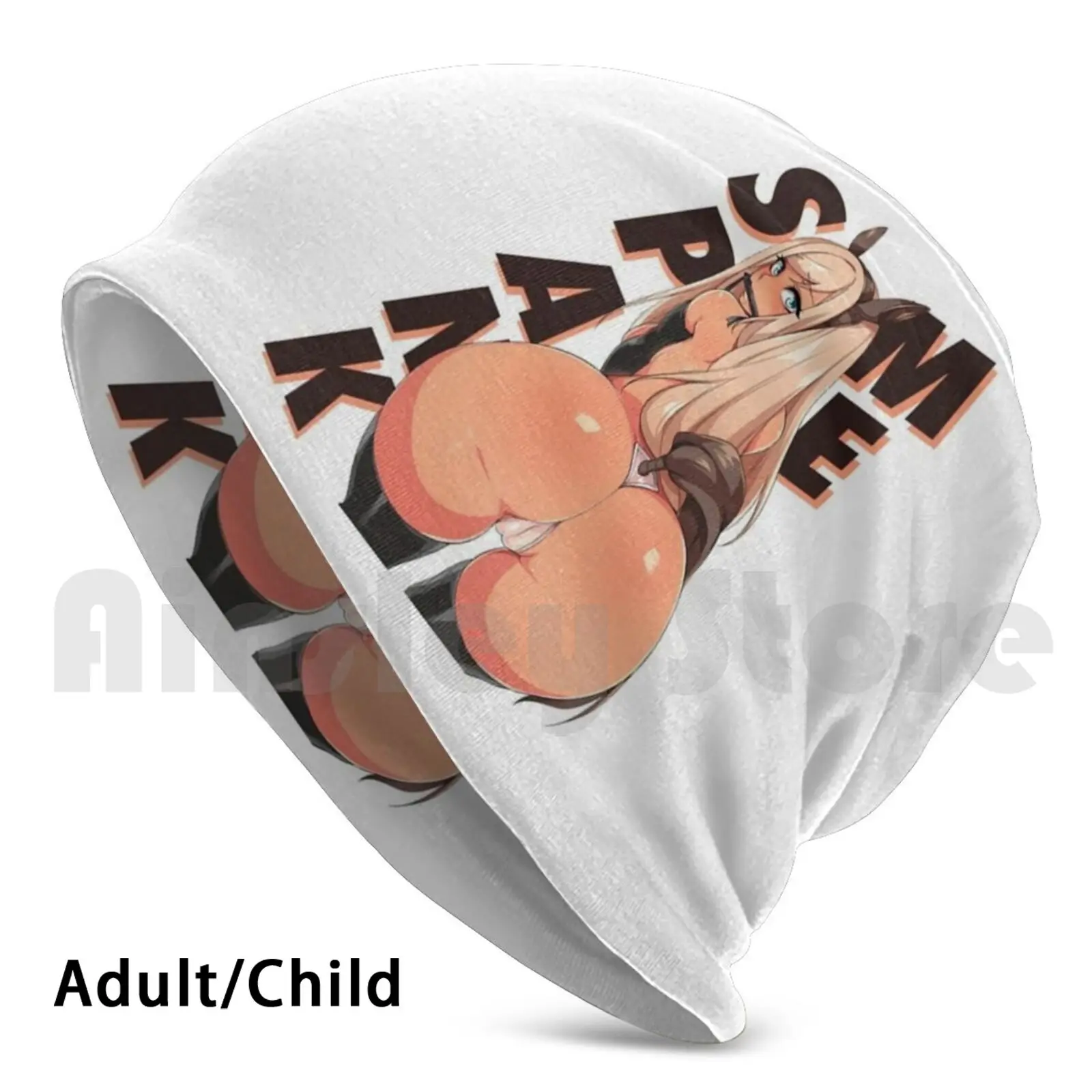 Spank Me Ecchi Hentai Neko Girl Beanies Knit Hat Hip Hop Waifu Ecchi Manga Sexy Anime Girls Tits Boobs Erotic Sex _