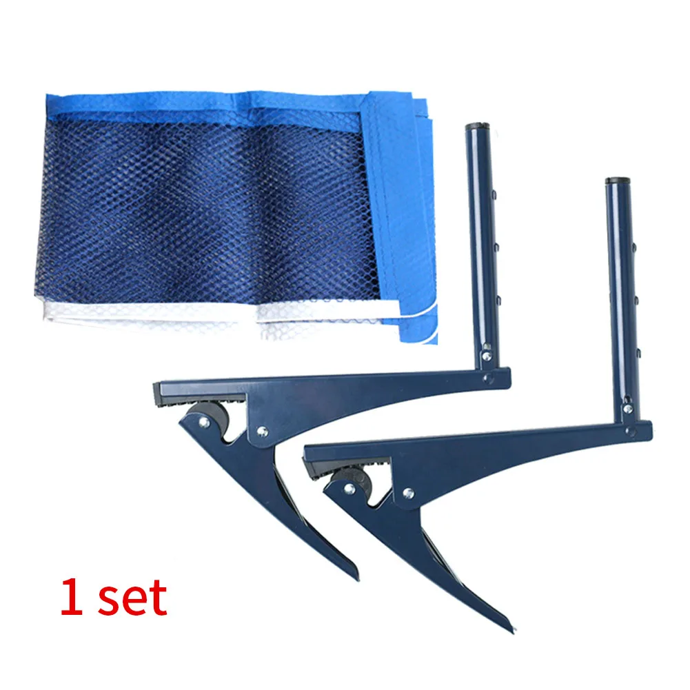 Rack With Clamp Table Tennis Net Outdoor Adjustable Gym Retractable Grid Non Slip Replacement Portable Sport Supplies Accessory