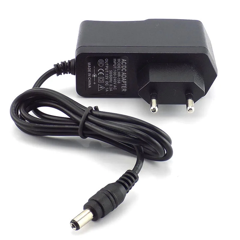 12V 1A 1000mA 100-240V AC к DC адаптер питания Зарядка зарядное устройство для CCTV камеры светодиодные полосы света США/ЕС/AU штекер K09