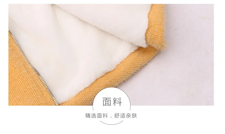 Girls Winter Cotton Coat Baby Kids Velvet Thick Jacket Children's Wool Sweater Hooded Cartoon Elk Xmas Snowsuit Outerwear