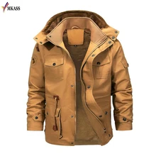 Высокое качество Мужская зимняя одежда военная куртка Тренч пальто с капюшоном джинсовая куртка парки мужская верхняя одежда ветровка