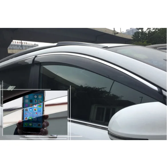 For Mercedes-Benz GLA-Class GLA180 200 220 250 2016-2019 Plastic Exterior Visor Vent Shades Window Sun Rain Guard Deflector 4pcs 3