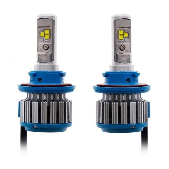 Комплект автомобильных светодиодных ламп CARCAM H3 35 Вт/2шт|Передние LED-фары для авто|