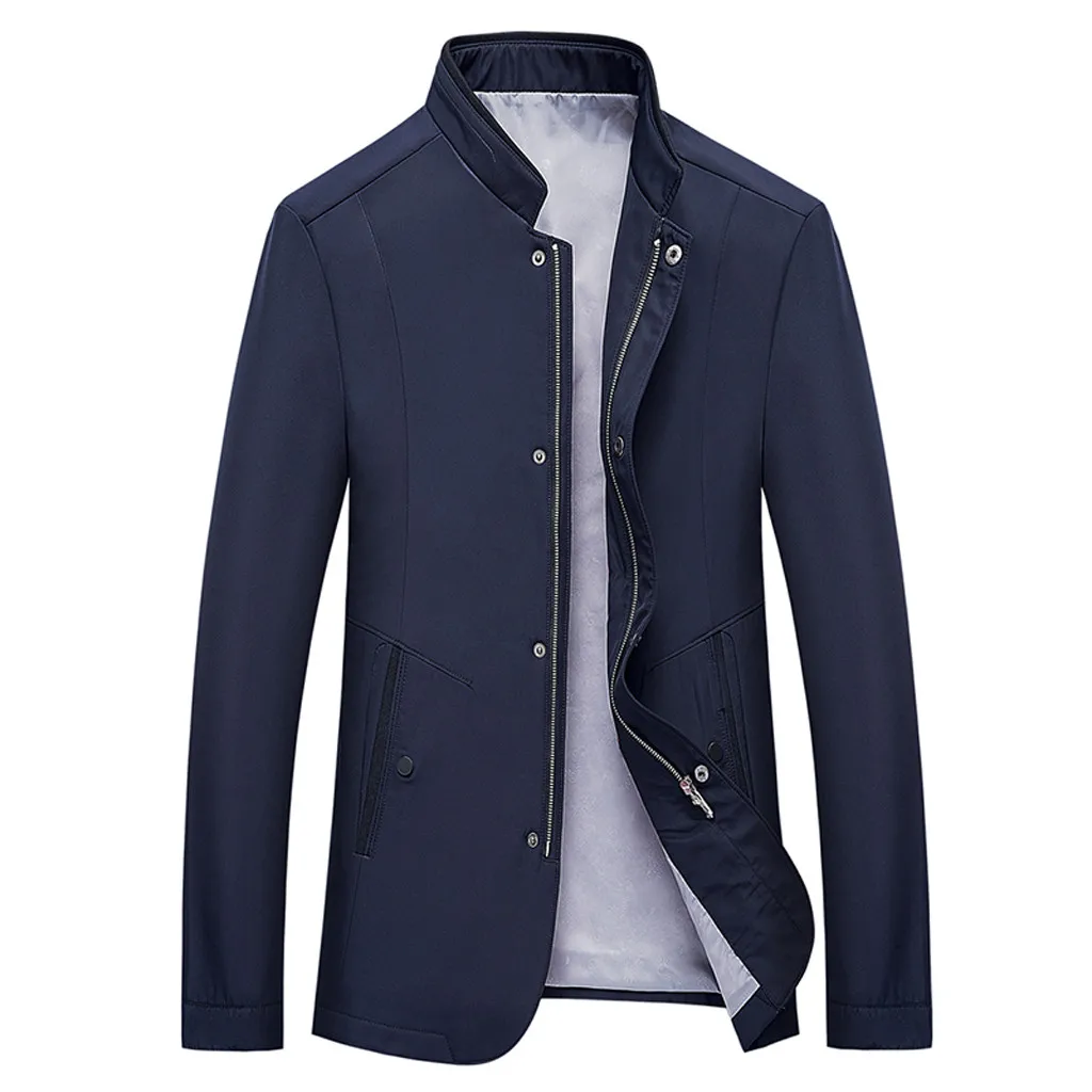 SAGACE Классическая модная мужская Повседневная Новая трендовая куртка с длинными