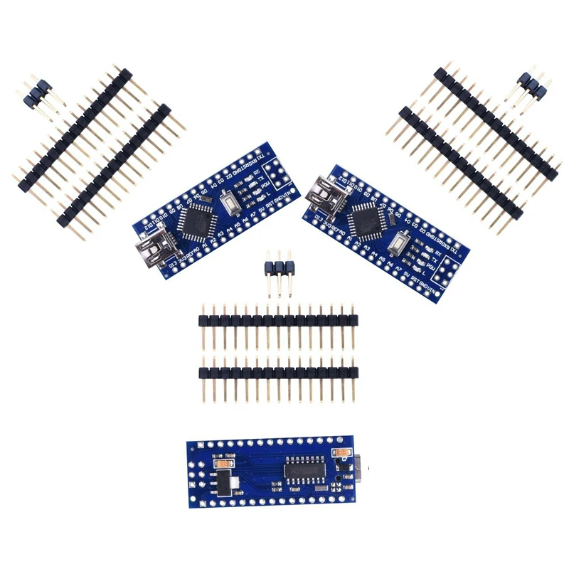 AMS-3pcs x Nano V3 Модуль ATMega328 P CH340G 16 МГц mini USB совместимый с Arduino