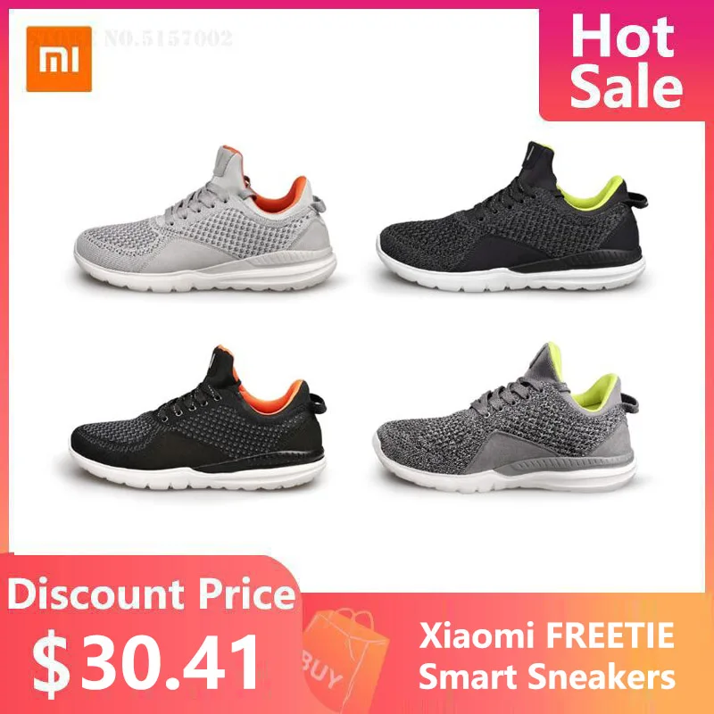 Xiaomi Mijia FREETIE легкие кроссовки трикотажные верх EVA амортизирующая подошва дышащие освежающие мужские спортивные кроссовки обувь