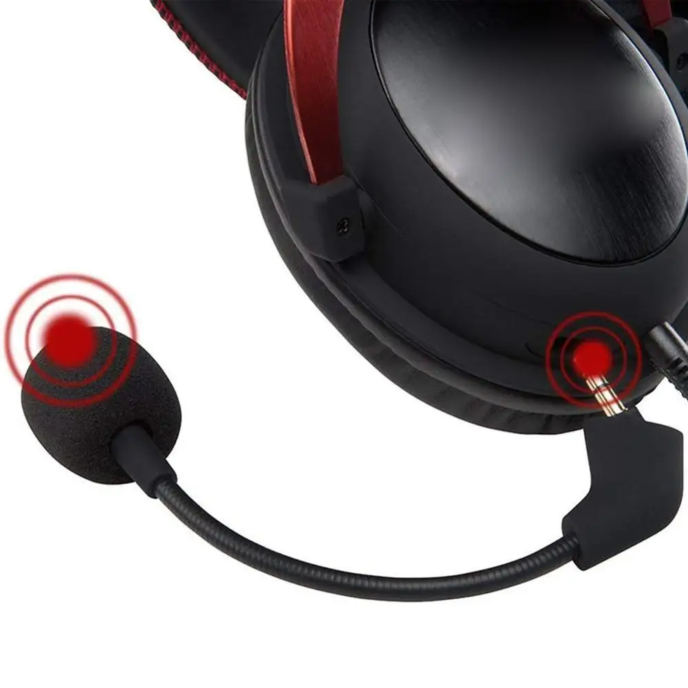 Mini Headphone Microphone For Kingston HYPERX Cloud Revolver microphone Core mic S Accessories Alpha 2 gaming Cloud Headset