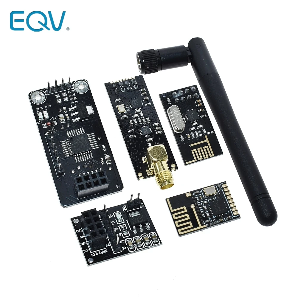 NRF24L01 + 2 4G модуль беспроводной передачи данных 4 ГГц обновленная версия PA LNA 1000