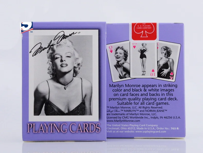 Мэрилин Монро игральные карты 88*63 мм Волшебная бумажная категория для покера