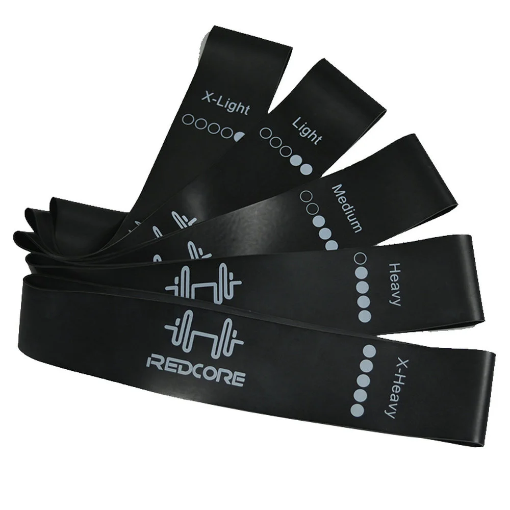 5 Level Yoga Resistance Bands Workout Training Pilates Rubber Loops 0.5mm-1.3mm Sport Elastic Bands for Fitness Body Building  (8)