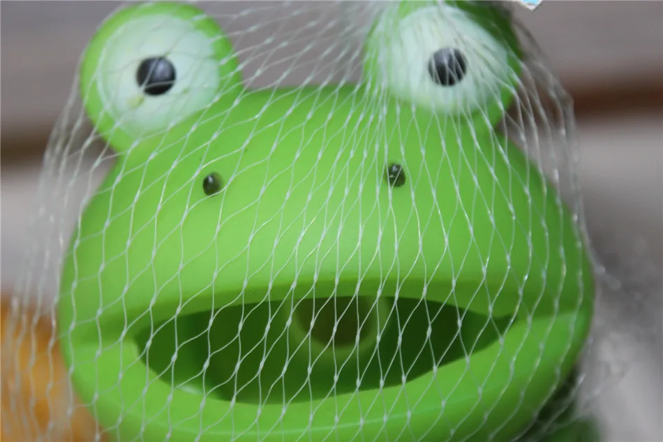 Мочалка для животных модель игрушка-лягушка звук делая укуса устойчивая игрушка животное лягушка Крокер собака игрушка