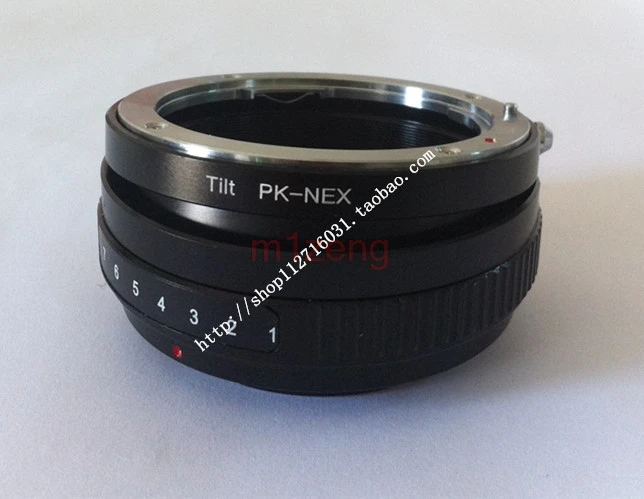 Наклонный адаптер кольцо для объектива pentax pk объектив sony E mount nex NEX-3/5/6/7 A7 A7II A7r3 A7r4