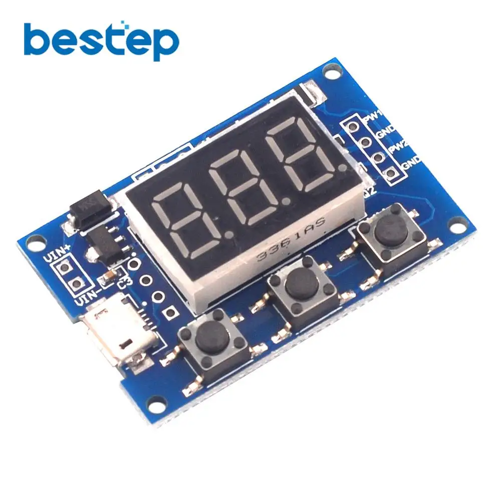 DC 5-30V Micro USB 5V независимый pwm генератор сигналов 2-канальный двухканальный цифровой
