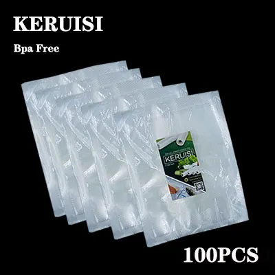 

100PCS/LOT vacuum sealer Plastic Storage bag for vacuum sealing machine for pack food saver Packaging Rolls packer