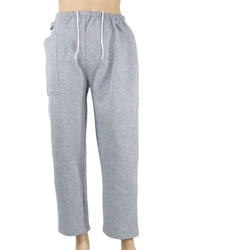 

Incontinence Care Trousers Catheter Pants for Elderly/Ostomy Fistula Surgery Patient,Outing Pants,Heathy Care Clothes