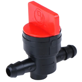 

New 3pcs/Set Small Engine Cut Off Shut Off Valve With 2 Clamps Fuel Shut Off Value 1/4" Inline Straight Gas Fuel Valve