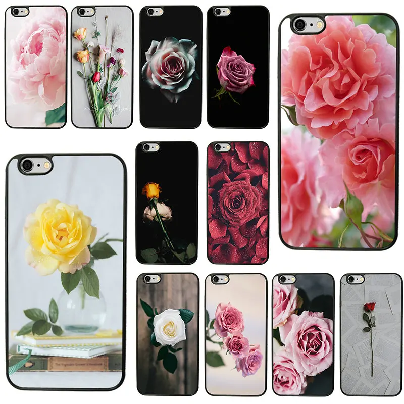 Красные тюльпаны с пузырьковой пеной сотовый твердый корпус для телефона чехол для iPhone 8 7 6 6S Plus X XR XS Max 5s 5 SE 4 4s чехол
