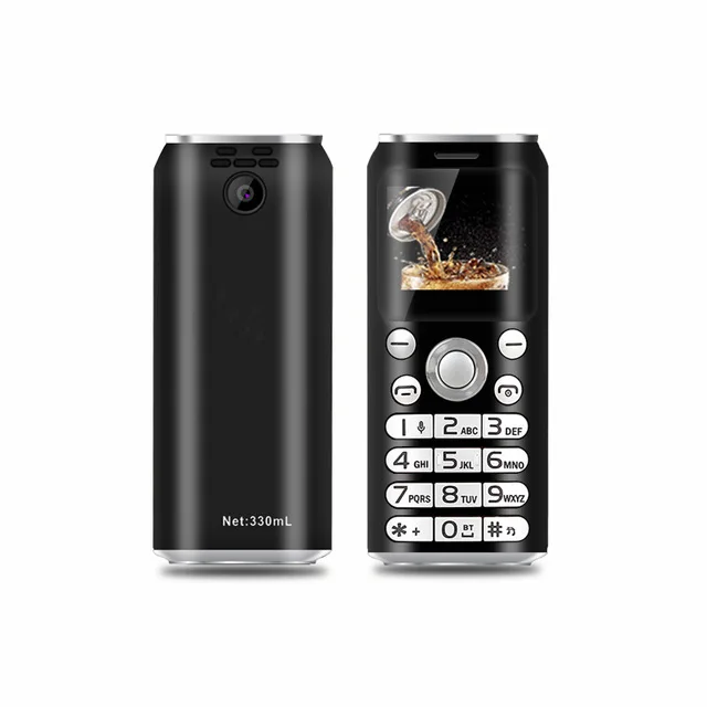 Новейший SATREND K8 Мини кнопочный мобильный телефон с двумя сим-картами 1," руки маленький китайский дешевый телефон Bluetooth камера MP3 Телефон - Цвет: Black