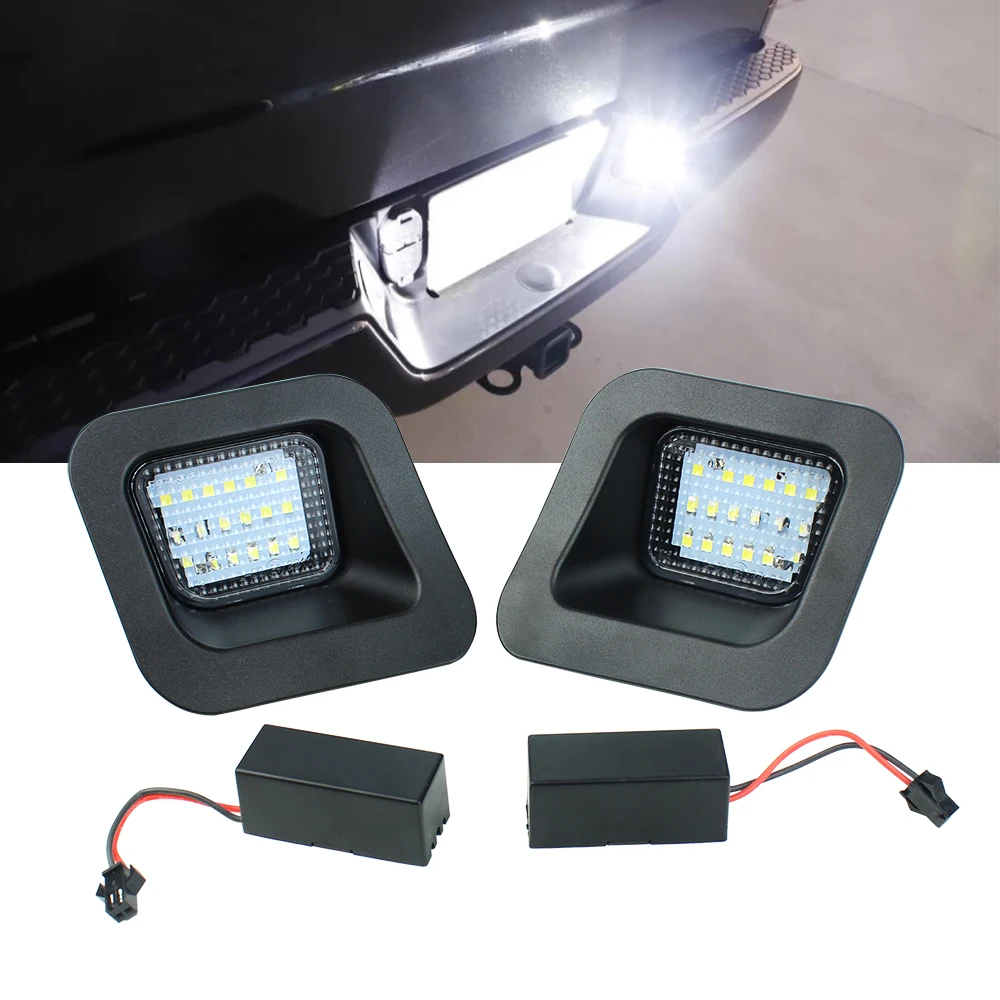 2 pcs Tail License Plate Lights Rear Bumper Tag Lamp for Dodge Ram 1500 2500 3500 2003-2018 | Автомобили и мотоциклы