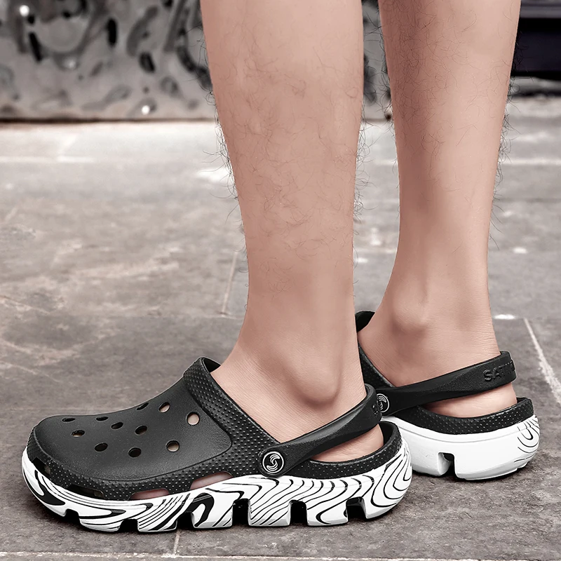2020 Men Sandals Crocks LiteRide Hole Shoes Crok Rubber Clogs For Men EVA Unisex Garden Shoes black Crocse Adulto Cholas Hombre 2020 Men Sandals Crocks LiteRide Hole Shoes Crok Rubber Clogs For Men EVA Unisex Garden Shoes black Crocse Adulto Cholas Hombre