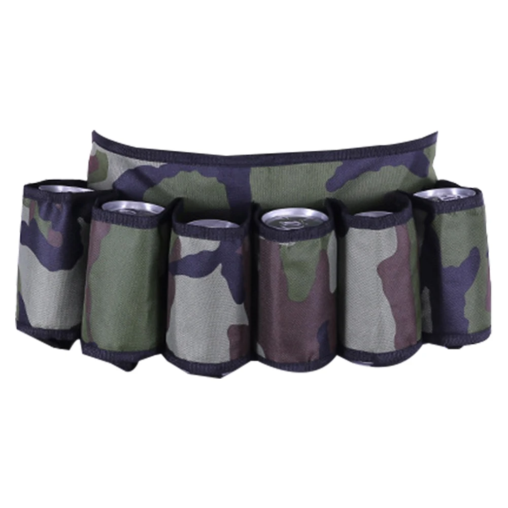 Camouflage Красочный держатель для бутылки для напитков для бега на открытом воздухе с пряжкой практичная легкая чистка поясная сумка пивная кобура для пеших прогулок и кемпинга - Цвет: Camouflage