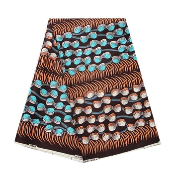 

2020 New Design African Printed Real Wax Fabric For Women Dress Sewing Batik Cloth Fabric Ankara Veritable Wax Fabric