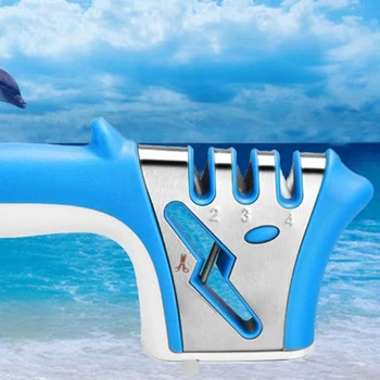 

Sharpener,Professional 4 in 1 Manual Knives Scissor Sharpeners,Chef's Choice Kitchen Sharpening with Ceramic,Tungsten Steel,Diam