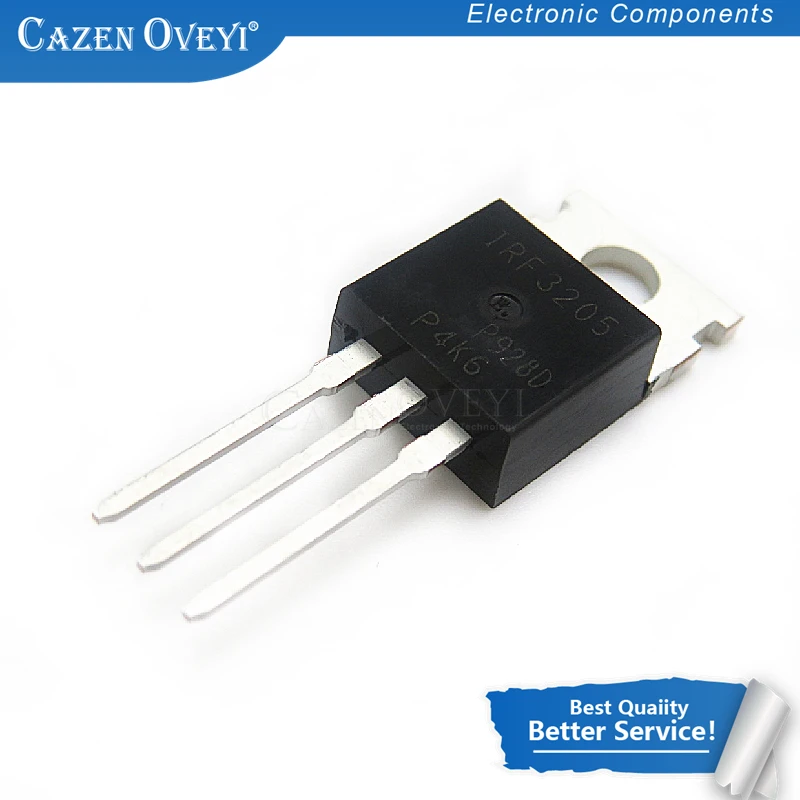 10pcs/lot IRF3205PBF TO220 IRF3205 TO-220 HEXFET Power MOSFET free shippin In Stock | Электронные компоненты и