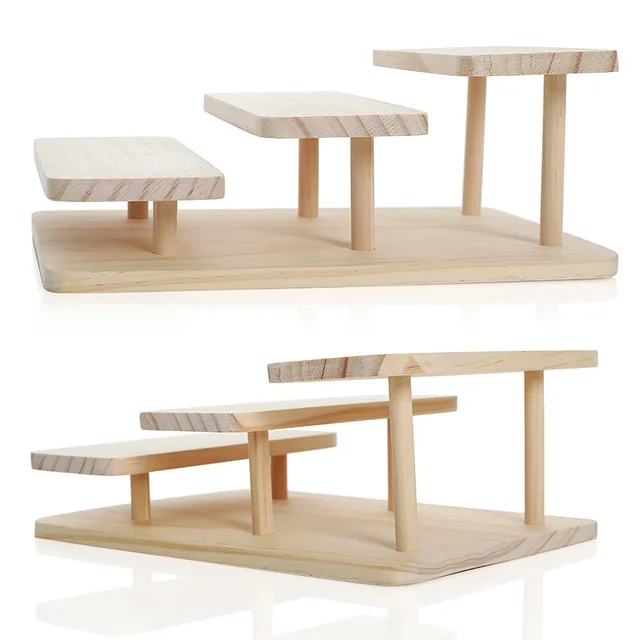 

New High Level Assembleable 2-5 Layers Options Wooden Sunglasses Stand Glasses Display Jewelry Holder Exclusive Glasses Display