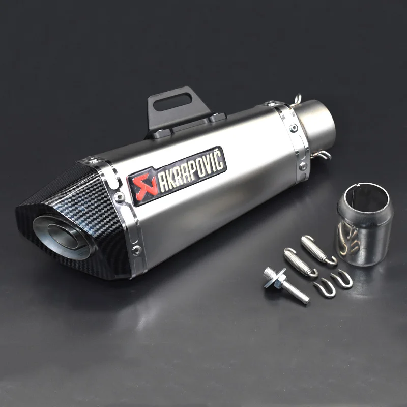 Глушитель выхлопной трубы мотоцикла Akrapovic yoshimura наклейки выхлопной трубы с дБ убийца для Z900 MT09 KTM390 CBR R6 FZ8 R25 zx6r