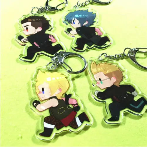 Finall Fantasy XV FF15 Noctis Prompto Coral Run брелок для ключей ремень кошелек с подвеской цепочка крутые ktychains для мужчин подарок брелок