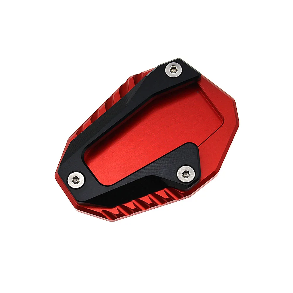 Мотоциклетная боковая подставка для подножки для Ducati Monster 696 795 797 821 - Цвет: Red