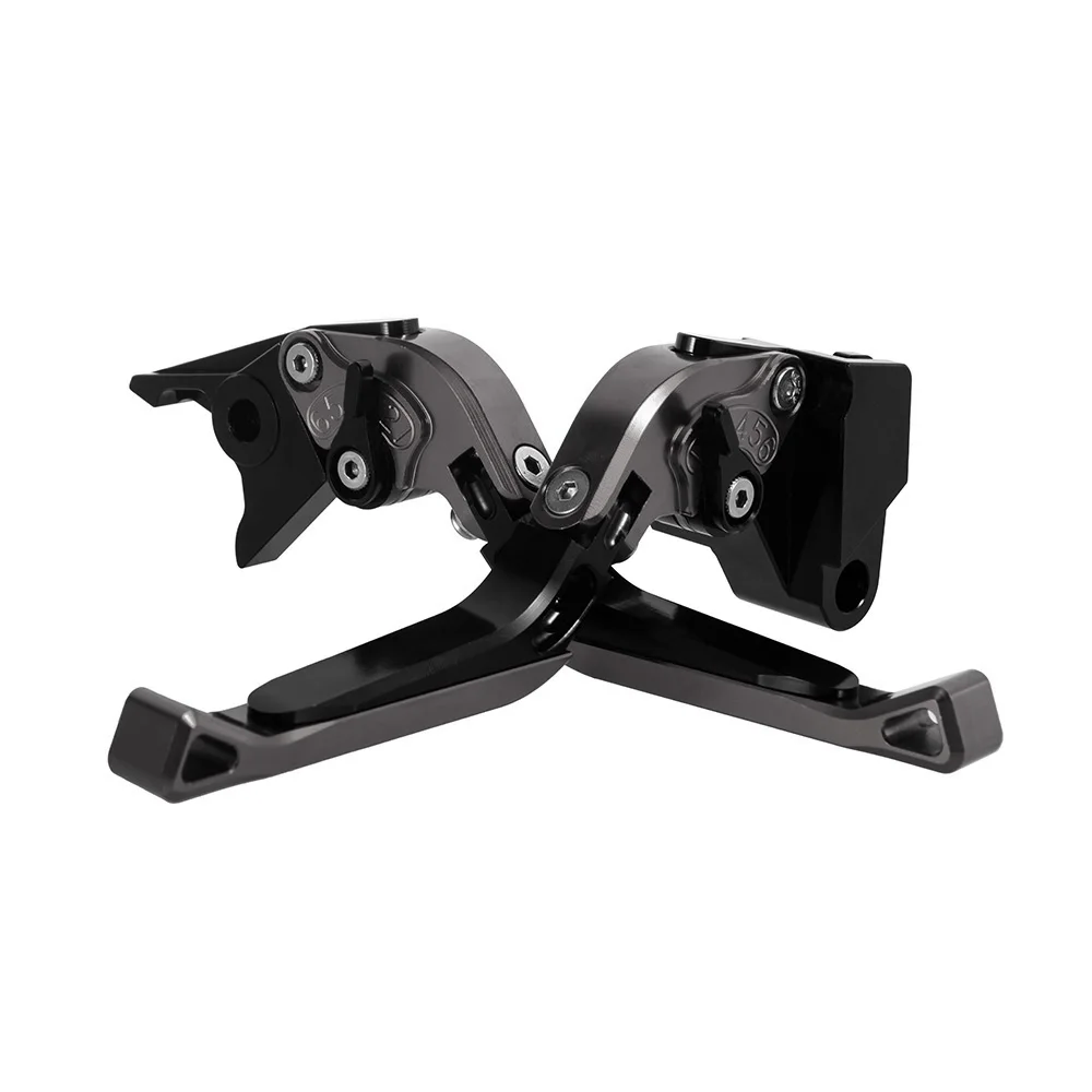 Для Kawasaki Ninja 650R ER-6F ER-6N 2009- Ninja 400R 2011 мотоциклетные Выдвижные Тормозные Рычаги сцепления Регулируемые Рукоятки - Цвет: Titanium