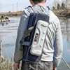 Alambre de acero de borde de pesca pequeña bolso Multi-propósito de Material de lona impermeable Durable Bolsa de caña de pescar bolsa de aparejos de pesca XA162G ► Foto 2/6