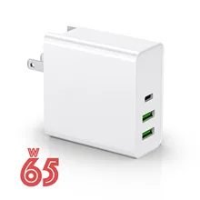 65 Вт PD QC 3,0 мульти быстрое зарядное устройство PD type C USB интеллектуальное зарядное устройство для iPhone для samsung Xiaomi настенное зарядное устройство адаптер