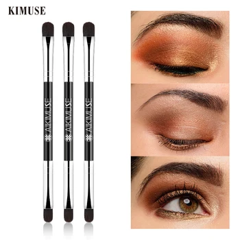 

KIMUSE Double-headed Eyeshadow Brush Blush Foundation Powder Soft Hair Easy To Apply Brush Two Ended Eye shadow Makeup Tool