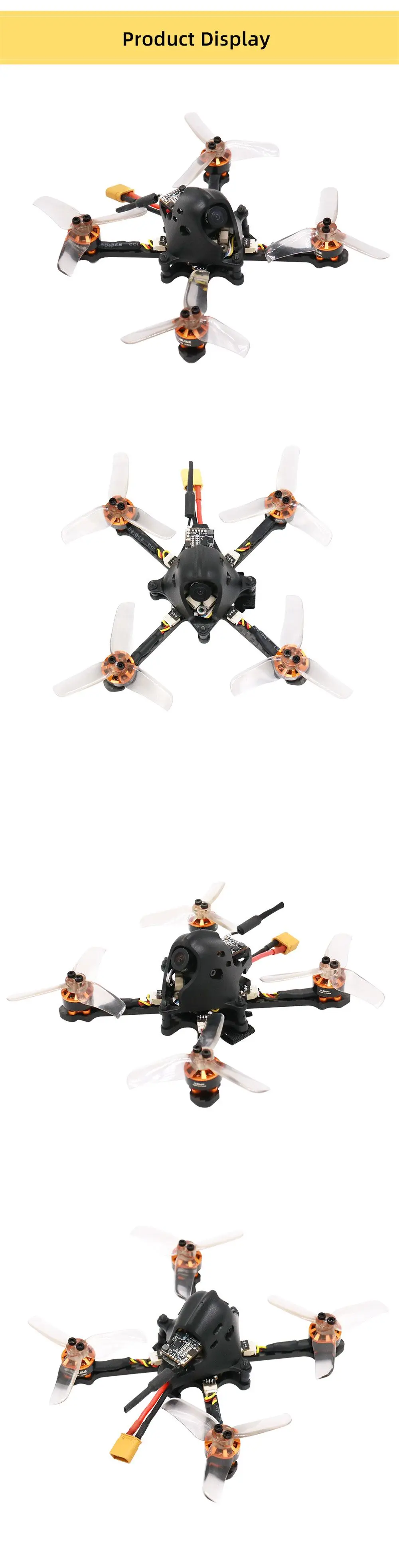 Tyro89 FPV Drone DIY 115mm F4 2.5 Inch Toothpick RC Drone PNP w/ Caddx Turbo Eos2 1200TVL Camera