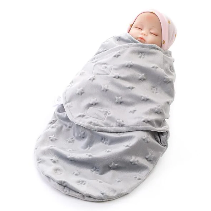 Baby Infant Sleeping Bag Velvet Newborn stroller Blanket Sleep Waps Gowns sack Warm Winter Blankets