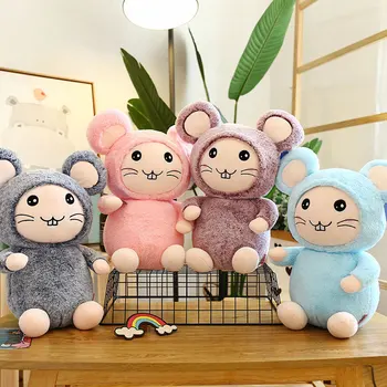 

New Creative Mouse Plush Toy Stuffed Animal Cute Fat Mouse Toy Plush Doll Children Plush Toy Girls Ragdoll Gift