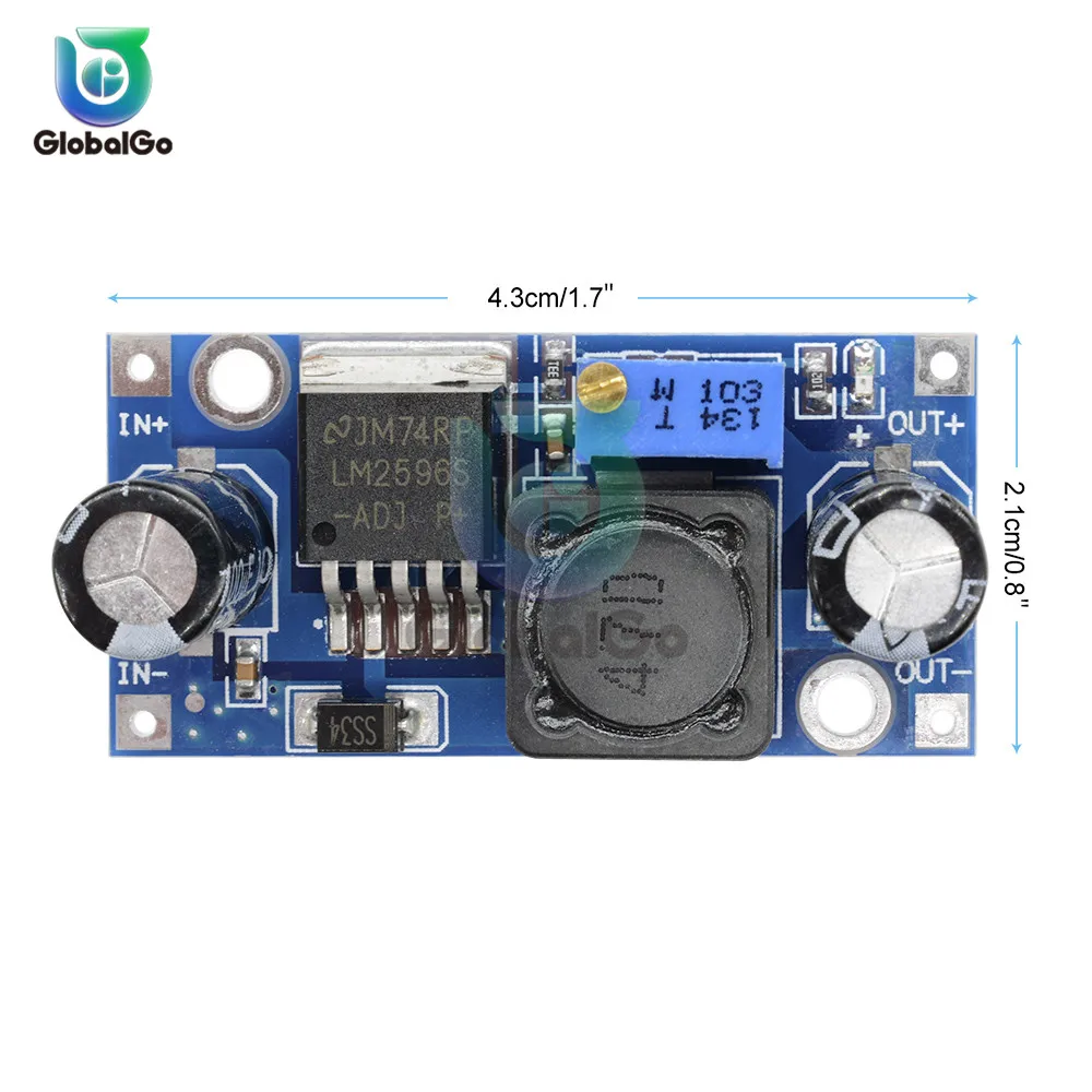 Регулируемый 4,5-40 в двойной USB зарядное устройство понижающий преобразователь LM2596 LM2596S Step понижающий блок питания Регулятор модуль доска вольтметр