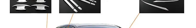 Подходит для Honda 9 Generation 9,5 Generation Accord Модифицированная 14-17 Accord гибридная дверная ручка ABS гальванизированная дверная ручка
