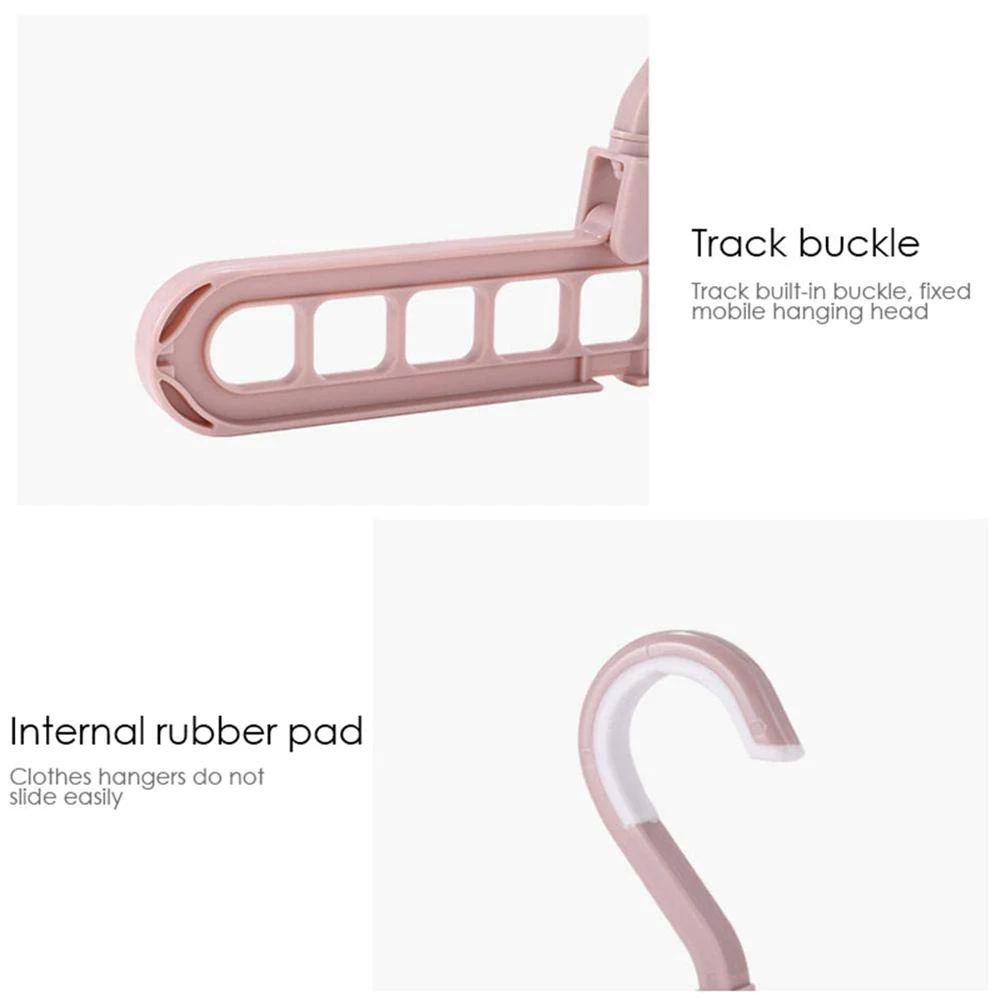 Противоскользящие 9-hole одежда брюки шарф подвесная сушилка для одежды крючок органайзер для гардероба