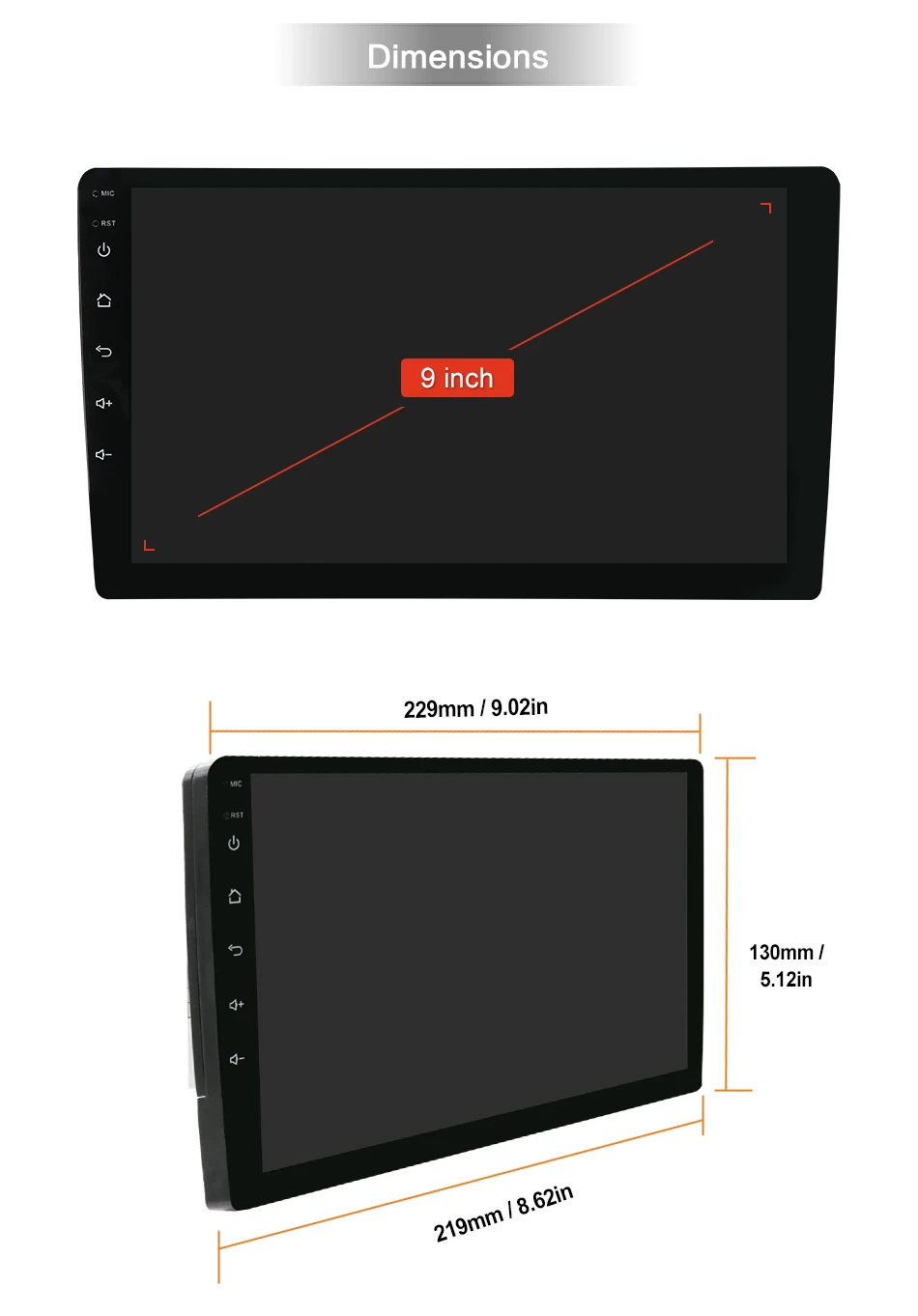 Bosion PX6 RK3399 4G+ 64G 9 дюймов 1 DIN Универсальный Android 9,0 автомобильный аудио gps Радио Видео плеер стерео Авто BT головное устройство Wifi SWC