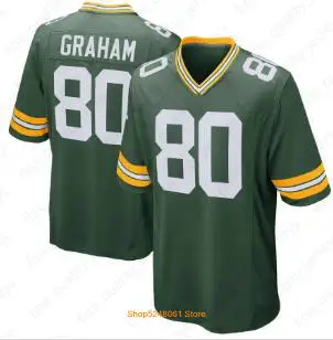 Зеленый 23 Джейр Александер майки 12 Aaron Rodgers Bays 80 Graham Packer 37 Jackson 4 Brett Favre 17 Davante Adams 52 Matthews