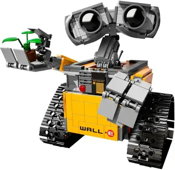 

16003 Ideas WALL E Building Blocks Robot Model Building Kit Bricks Toys 687 Pcs Children Compatible new