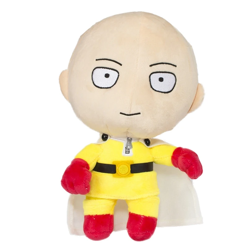 Творческий 25 см Лидер продаж Аниме удар мужчины плюшевые игрушки лысый мантия человек кукла подарок